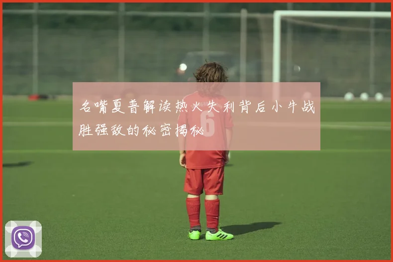 名嘴夏普解读热火失利背后小牛战胜强敌的秘密揭秘